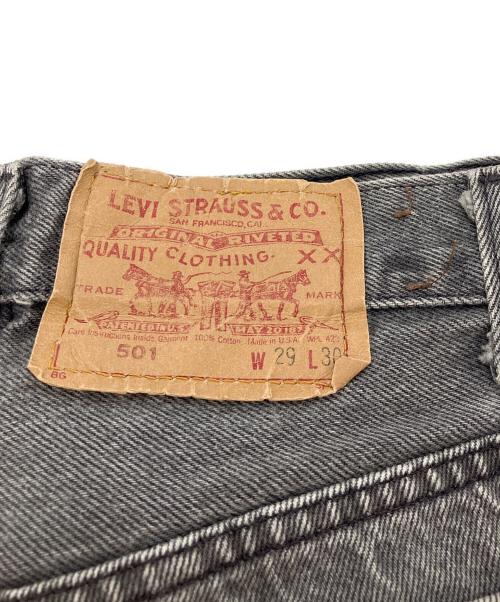 LEVI'S（リーバイス）LEVI'S (リーバイス) 501後染めブラックデニムパンツ ブラック サイズ:W29×L30の古着・服飾アイテム
