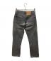 LEVI'S (リーバイス) 501後染めブラックデニムパンツ ブラック サイズ:W29×L30：10000円