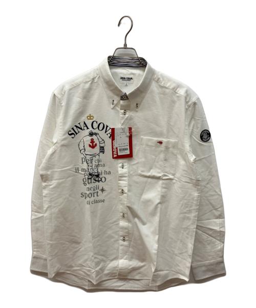 sinacova（シナコバ）sinacova (シナコバ) カジュアルシャツ ホワイト サイズ:LL 未使用品の古着・服飾アイテム