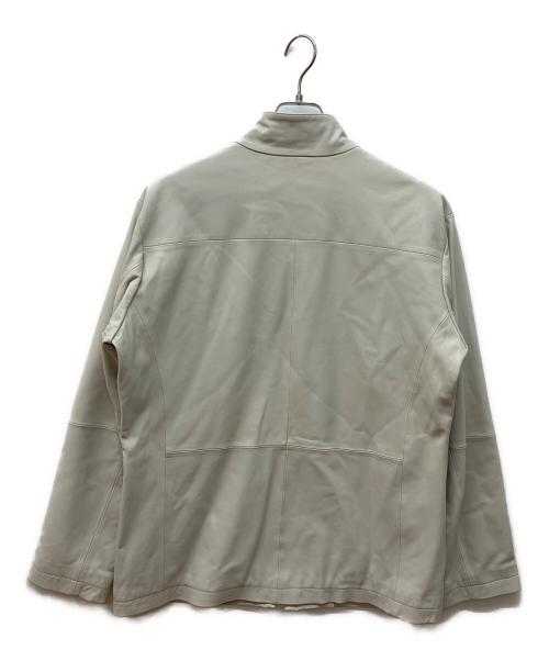 Barassi（バラシ）Barassi (バラシ) ラムレザージャケット ホワイト サイズ:50の古着・服飾アイテム