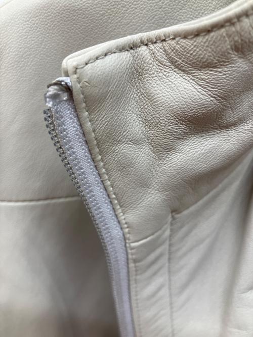 Barassi（バラシ）Barassi (バラシ) ラムレザージャケット ホワイト サイズ:50の古着・服飾アイテム