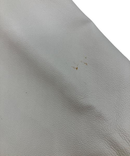 Barassi（バラシ）Barassi (バラシ) ラムレザージャケット ホワイト サイズ:50の古着・服飾アイテム