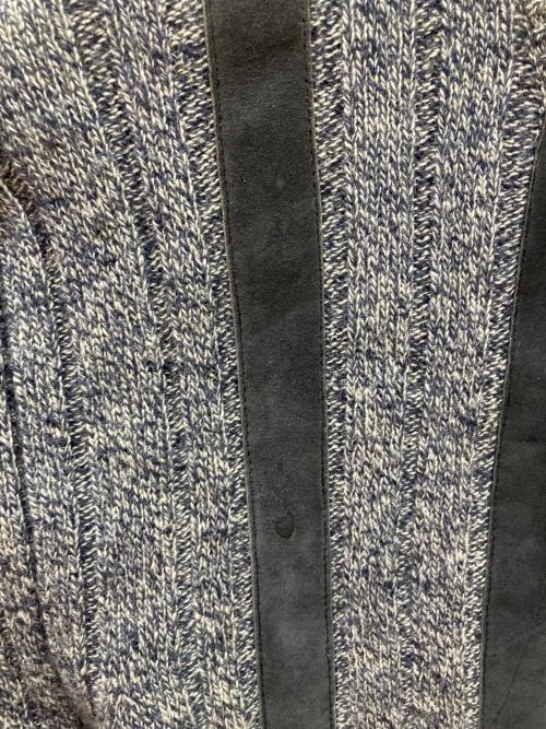 ERMENEGILDO ZEGNA（エルメネジルド・ゼニア）Ermenegildo Zegna (エルメネジルド・ゼニア) ドライバーズニット ブルー サイズ:50の古着・服飾アイテム