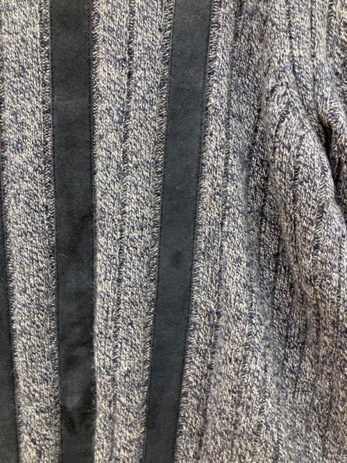 ERMENEGILDO ZEGNA（エルメネジルド・ゼニア）Ermenegildo Zegna (エルメネジルド・ゼニア) ドライバーズニット ブルー サイズ:50の古着・服飾アイテム