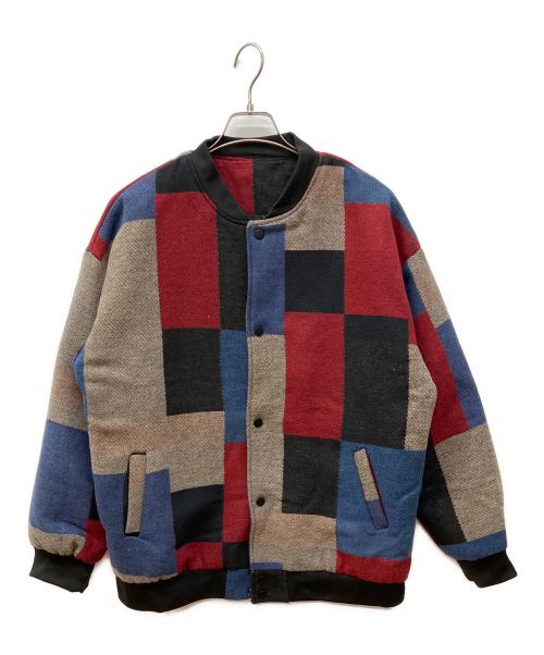 BOLINI（ボリーニ）BOLINI (ボリーニ) パッチワークデザイン ジャケット マルチカラー サイズ:50の古着・服飾アイテム