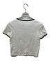 Her lip to (ハーリップトゥ) Two-Tone Ribbon-Trim Tee ホワイト サイズ:M：5000円