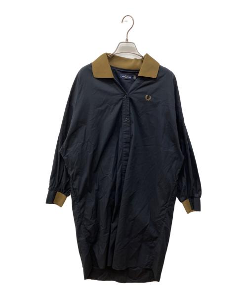 FRED PERRY（フレッドペリー）FRED PERRY (フレッドペリー) シャツワンピース ネイビー サイズ:36の古着・服飾アイテム