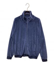 FRED PERRY（フレッドペリー）の古着「ベロアトラックジャケット」｜ネイビー