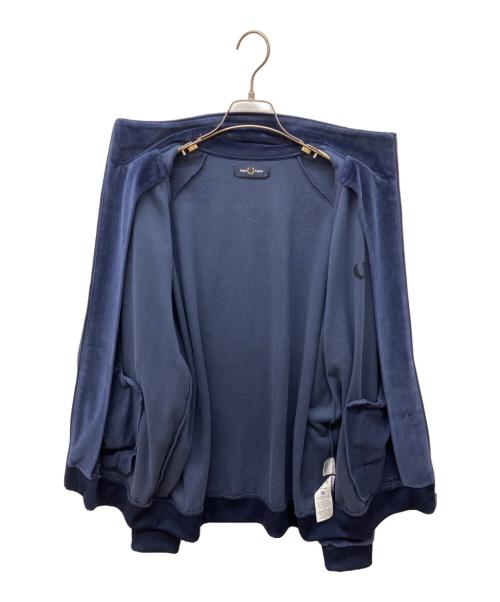 FRED PERRY（フレッドペリー）FRED PERRY (フレッドペリー) ベロアトラックジャケット ネイビー サイズ:XLの古着・服飾アイテム