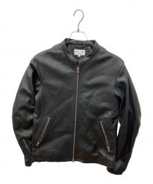 FREAK'S STORE（フリークスストア）の古着「ラムレザーシングルライダースジャケット」｜ブラック