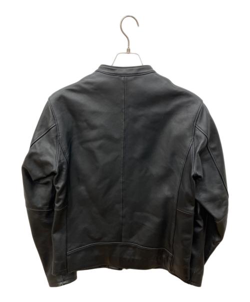 FREAK'S STORE（フリークスストア）FREAK'S STORE (フリークスストア) ラムレザーシングルライダースジャケット ブラック サイズ:Lの古着・服飾アイテム