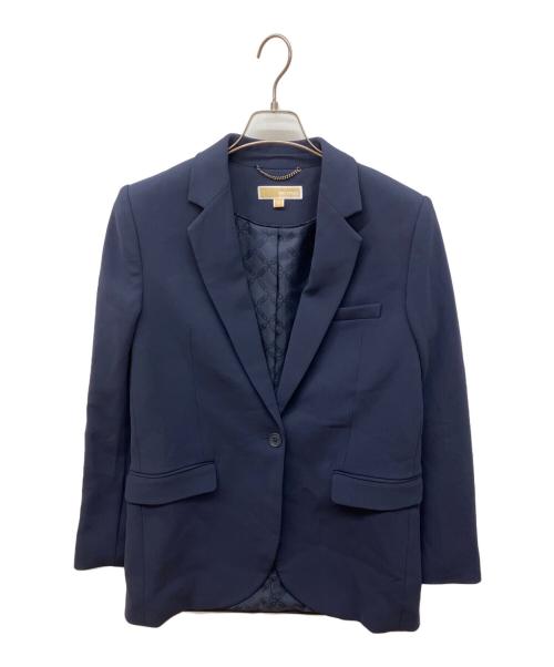 MICHAEL MICHAEL KORS（マイケル マイケルコース）MICHAEL MICHAEL KORS (マイケル マイケルコース) シングルテーラードジャケット ネイビー サイズ:2の古着・服飾アイテム