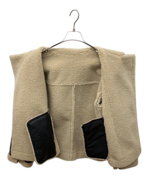 Adam et Rope（アダム エ ロペ）Adam et Rope (アダム エ ロペ) フェイクムートンボアジャケット ブラック サイズ:FREEの古着・服飾アイテム