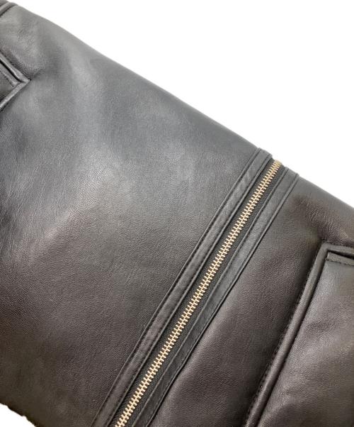 Adam et Rope（アダム エ ロペ）Adam et Rope (アダム エ ロペ) フェイクムートンボアジャケット ブラック サイズ:FREEの古着・服飾アイテム