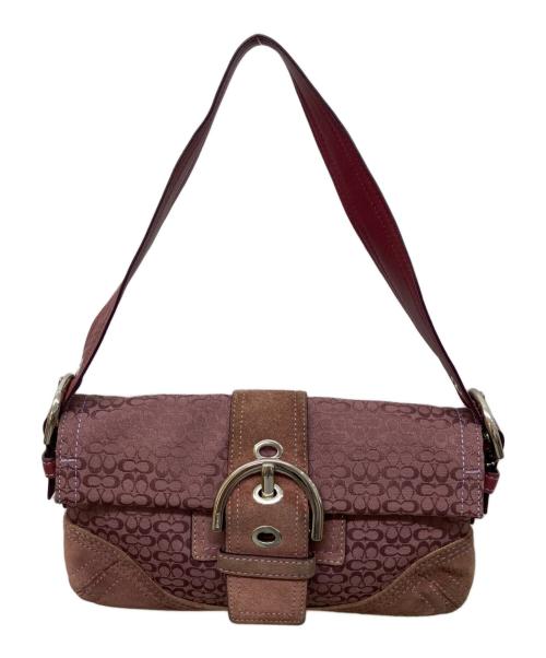 COACH（コーチ）COACH (コーチ) SoHo ショルダーバッグ レッドの古着・服飾アイテム