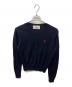 AMI PARIS（アミ パリス）の古着「SMALL HEART LOGO KNIT」｜ネイビー