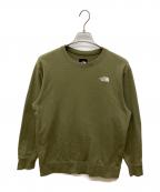 THE NORTH FACEザ ノース フェイス）の古着「クルーネックスウェット」｜カーキ