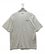 BALENCIAGAバレンシアガ）の古着「BBロゴ刺繍 オーバーサイズ Tシャツ」｜ホワイト