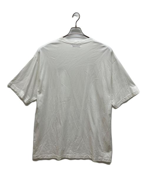 BALENCIAGA（バレンシアガ）BALENCIAGA (バレンシアガ) BBロゴ刺繍 オーバーサイズ Tシャツ ホワイト サイズ:Lの古着・服飾アイテム