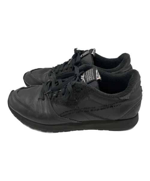 Maison Margiela（メゾンマルジェラ）Maison Margiela (メゾンマルジェラ) REEBOK (リーボック) Classic Leather Memory Of Shoes ブラック サイズ:28.5cmの古着・服飾アイテム