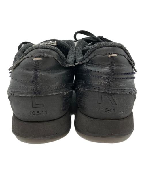 Maison Margiela（メゾンマルジェラ）Maison Margiela (メゾンマルジェラ) REEBOK (リーボック) Classic Leather Memory Of Shoes ブラック サイズ:28.5cmの古着・服飾アイテム