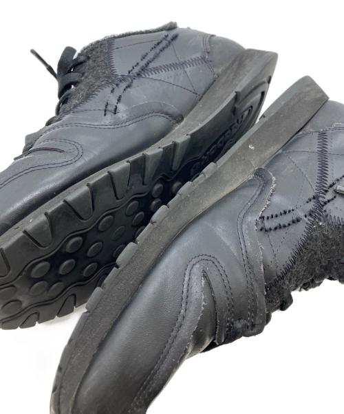 Maison Margiela（メゾンマルジェラ）Maison Margiela (メゾンマルジェラ) REEBOK (リーボック) Classic Leather Memory Of Shoes ブラック サイズ:28.5cmの古着・服飾アイテム