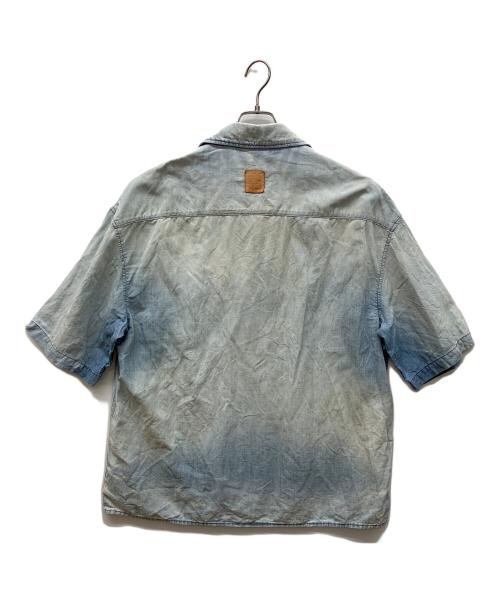 LOEWE（ロエベ）LOEWE (ロエベ) アナグラムS／Sシャツ インディゴ サイズ:39の古着・服飾アイテム
