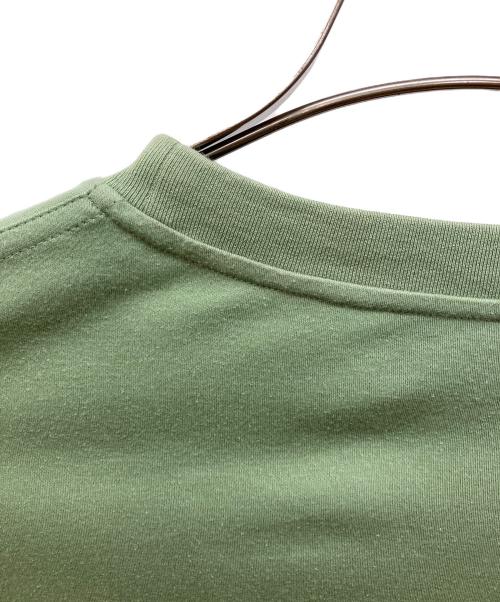 HERMES（エルメス）HERMES (エルメス) ヴェルキー・ラブ コットン × カシミヤ プルオーバー クルーネック ショートスリーブTシャツ グリーン サイズ:XLの古着・服飾アイテム