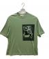 HERMES（エルメス）の古着「ヴェルキー・ラブ コットン × カシミヤ プルオーバー クルーネック ショートスリーブTシャツ」｜グリーン