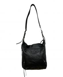 BALENCIAGA（バレンシアガ）の古着「ザ・デイ ショルダーバッグ」｜ブラック