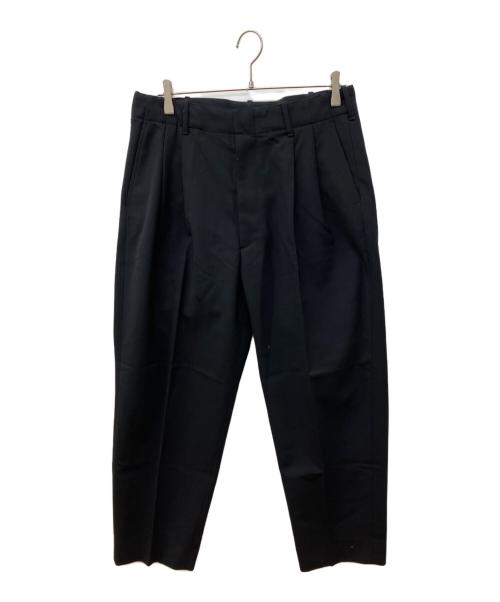 STEVEN ALAN（スティーブンアラン）STEVEN ALAN (スティーブンアラン) VIN TWILL 2PLEATED PANTS-BOLD ブラック サイズ:Lの古着・服飾アイテム