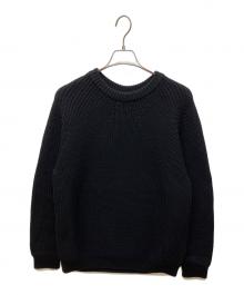 BATONER（バトナ―）の古着「SIGNATURE CREW NECK」｜ブラック