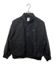 NIKE（ナイキ）の古着「Essentials Woven Varsity Bomber Jacket」｜ブラック
