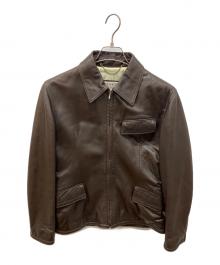 BLAKES（ブレイクス）の古着「シングルレザージャケット」｜ブラウン