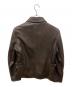BLAKES (ブレイクス) シングルレザージャケット ブラウン サイズ:M：5000円