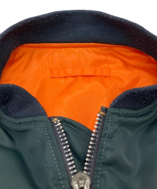 THE AIRFORCE COLLECTION（エアフォース・コレクション）THE AIRFORCE COLLECTION (エアフォース・コレクション) MA-1フライトジャケット カーキ サイズ:Lの古着・服飾アイテム