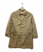 DANTONダントン）の古着「NYLON TAFFETAコート　ステンカラーコート」｜ベージュ