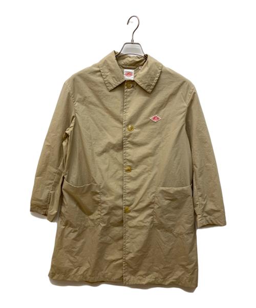 DANTON（ダントン）DANTON (ダントン) NYLON TAFFETAコート　ステンカラーコート ベージュ サイズ:38の古着・服飾アイテム