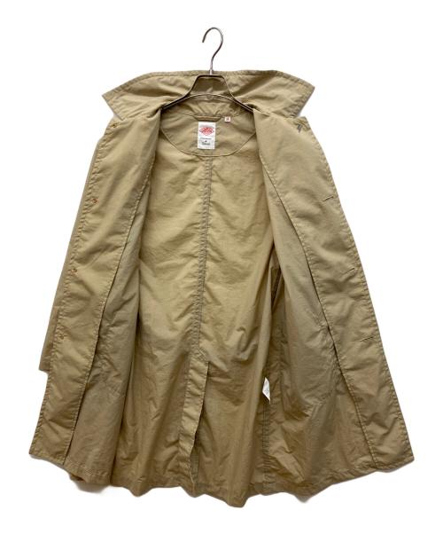 DANTON（ダントン）DANTON (ダントン) NYLON TAFFETAコート　ステンカラーコート ベージュ サイズ:38の古着・服飾アイテム