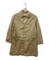 DANTON（ダントン）の古着「NYLON TAFFETAコート　ステンカラーコート」｜ベージュ