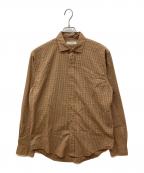 THE SHINZONEザ シンゾーン）の古着「PECK CHECKED SHIRT」｜ブラウン