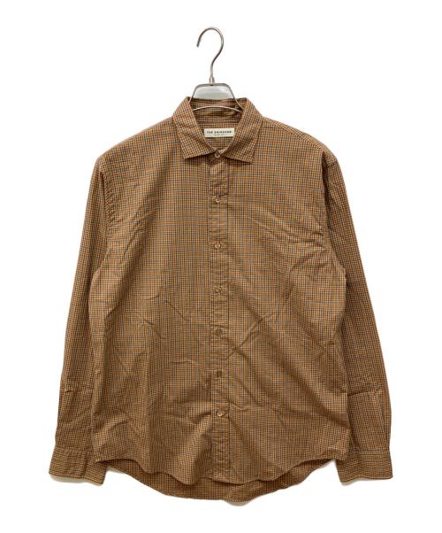 THE SHINZONE（ザ シンゾーン）THE SHINZONE (ザ シンゾーン) PECK CHECKED SHIRT ブラウン サイズ:FOの古着・服飾アイテム