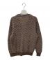 Coohem (コーヘン) HERRINGBONE TWEEDY KNIT CARDIGAN ブラウン サイズ:FREE：8000円
