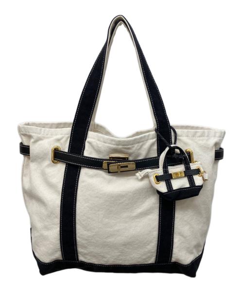 SITA PARANTICA（シータパランティカ）sita parantica (シータパランティカ) TOTE CVL M チャームセット アイボリーの古着・服飾アイテム