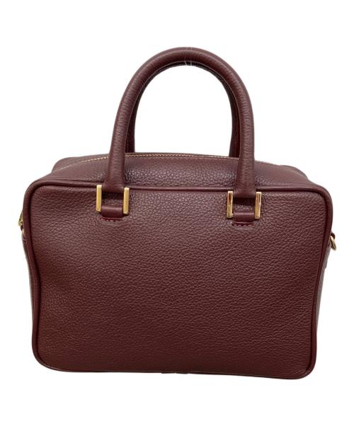 Manuel MILANO（マニュエルミラノ）Manuel MILANO (マニュエルミラノ) 2WAYレザーバッグ ボルドーの古着・服飾アイテム