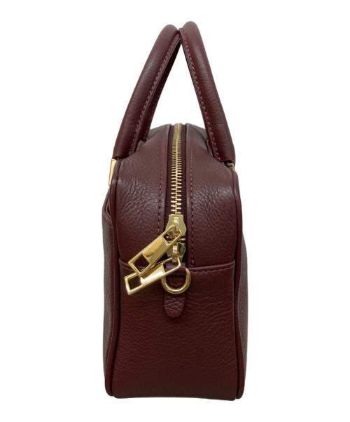 Manuel MILANO（マニュエルミラノ）Manuel MILANO (マニュエルミラノ) 2WAYレザーバッグ ボルドーの古着・服飾アイテム