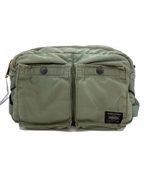 PORTER（ポーター）PORTER (ポーター) ボディーバッグ カーキの古着・服飾アイテム