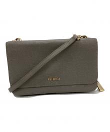 FURLA（フルラ）の古着「リーヴァ ショルダーウォレット」｜グレー