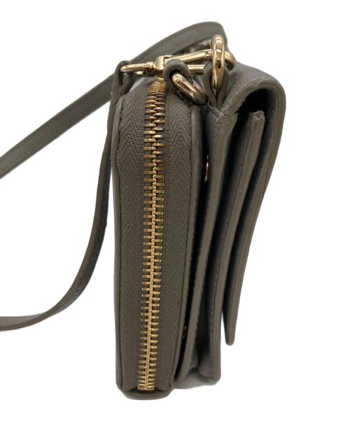 FURLA（フルラ）FURLA (フルラ) リーヴァ ショルダーウォレット グレーの古着・服飾アイテム