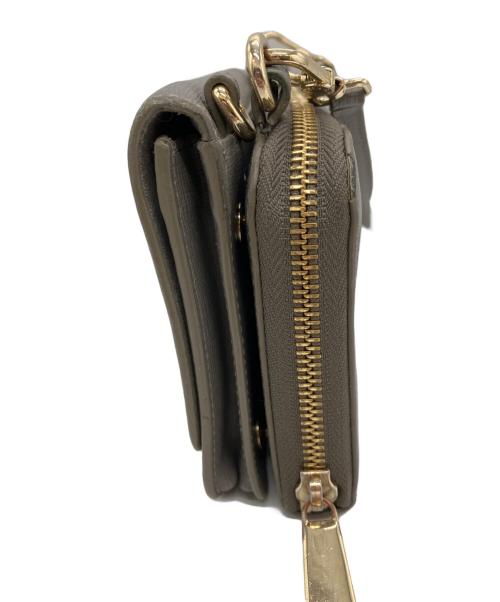 FURLA（フルラ）FURLA (フルラ) リーヴァ ショルダーウォレット グレーの古着・服飾アイテム